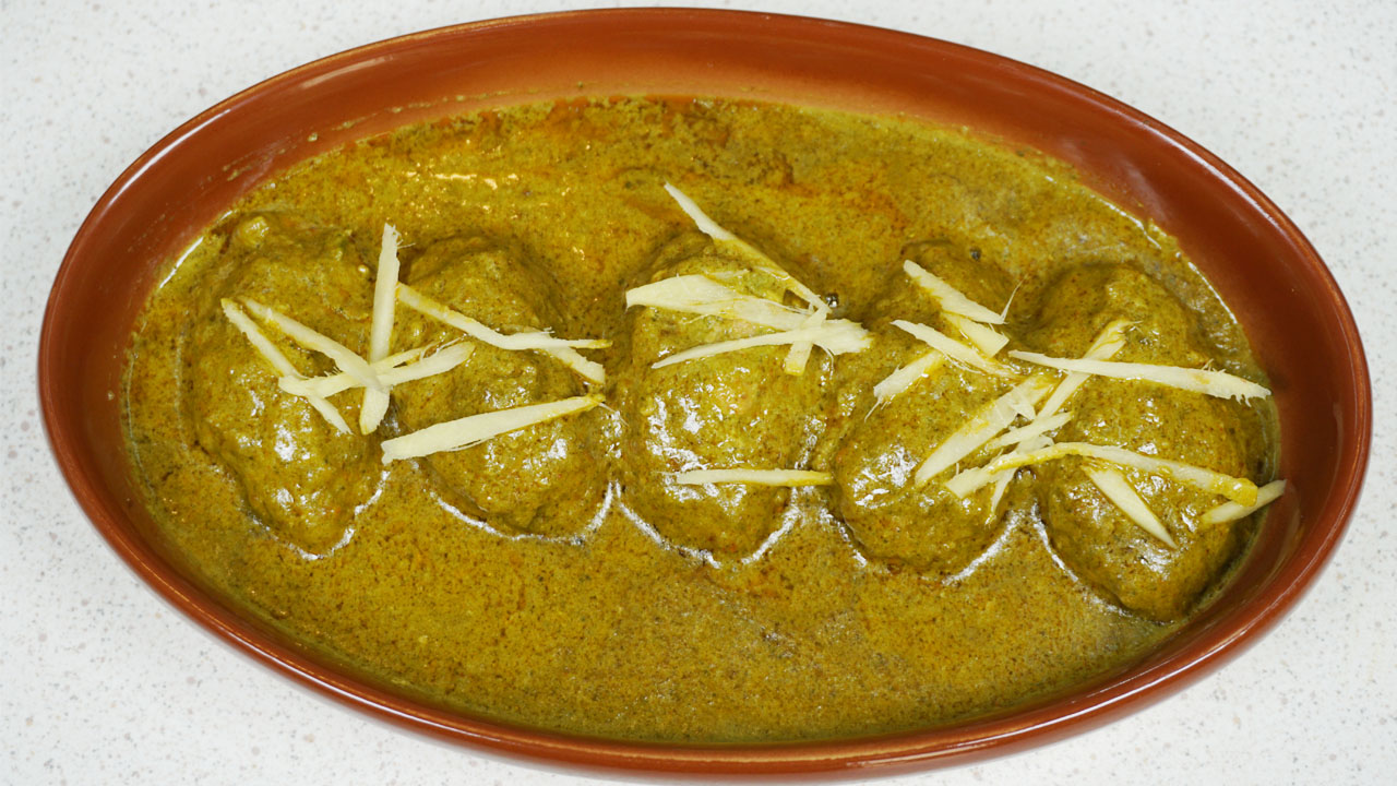 Green Kofta Curry