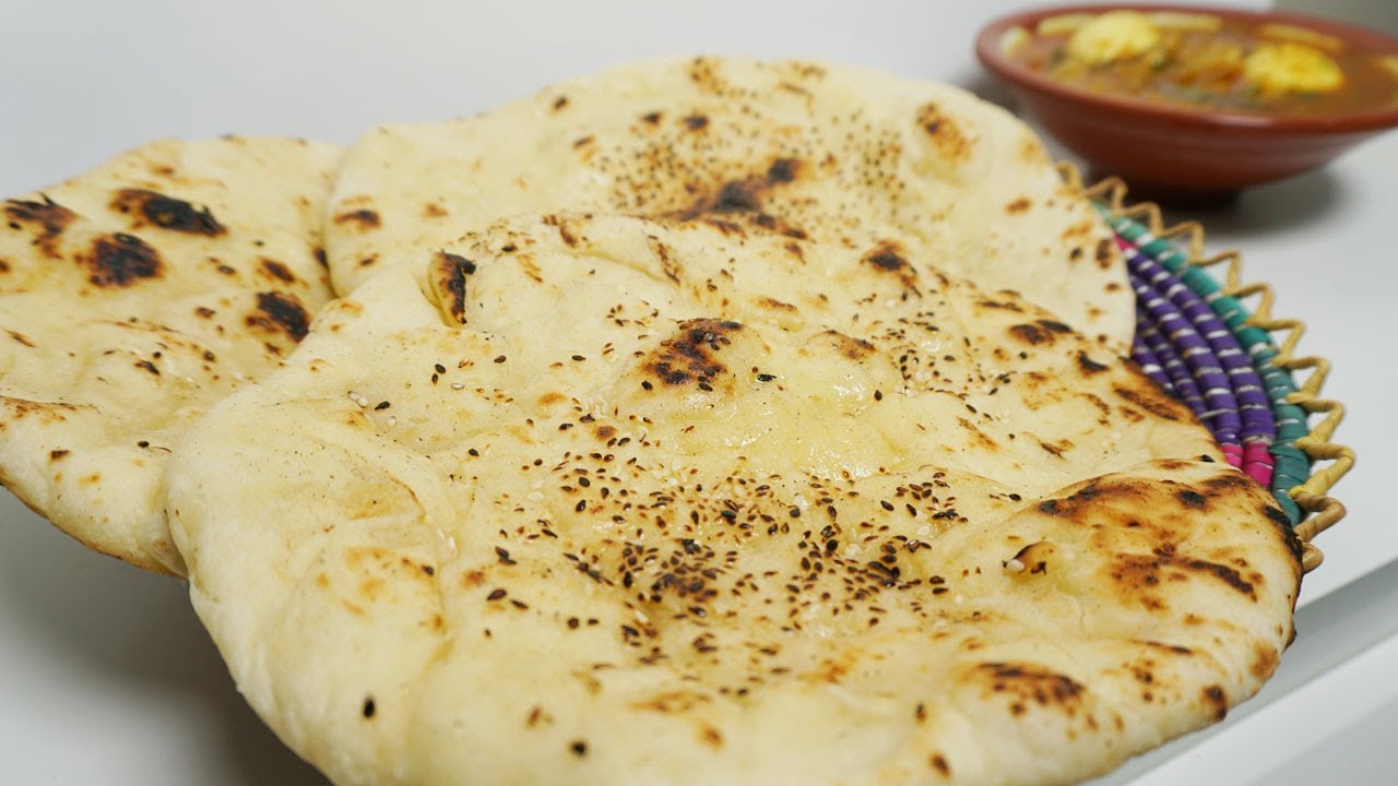 Tawa Naan Recipe (No Oven No Yeast)