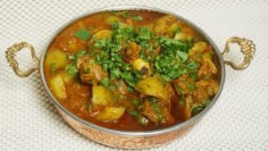 Tinday Ghosht (Mutton With Round Gourd)