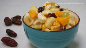 Healthy Fruit Chat Bowl | Ramadan Special